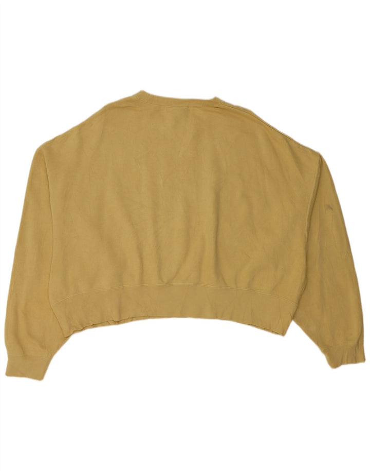 NIKE Sweat-shirt court surdimensionné pour femme UK 14 en coton kaki moyen