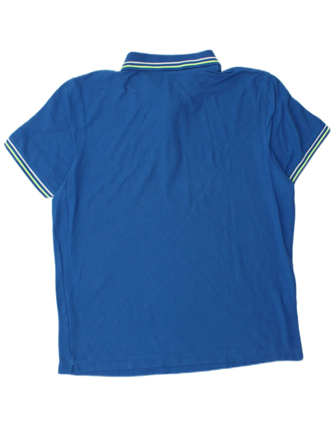 Lotto Polo Homme Bleu Moyen Coton
