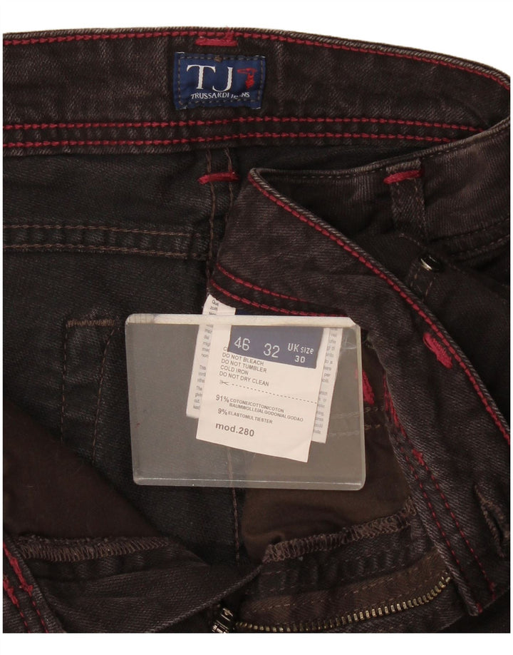 Trussardi Jean Slim W30 L33 Marron Coton Femme