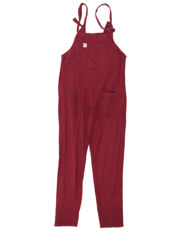 Lucy & Yak Combinaison sans manches pour femme UK 12 Coton bordeaux moyen