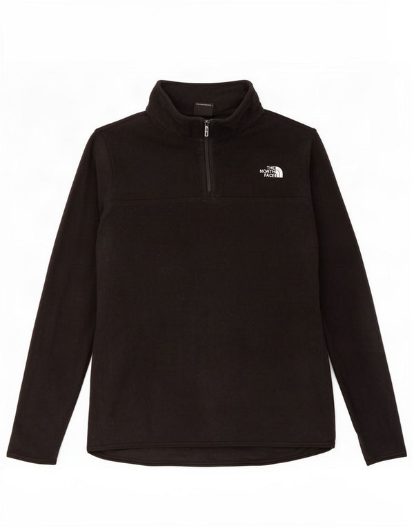 The North Face Pull polaire à col zippé pour femme UK 10 Small Noir Polyester