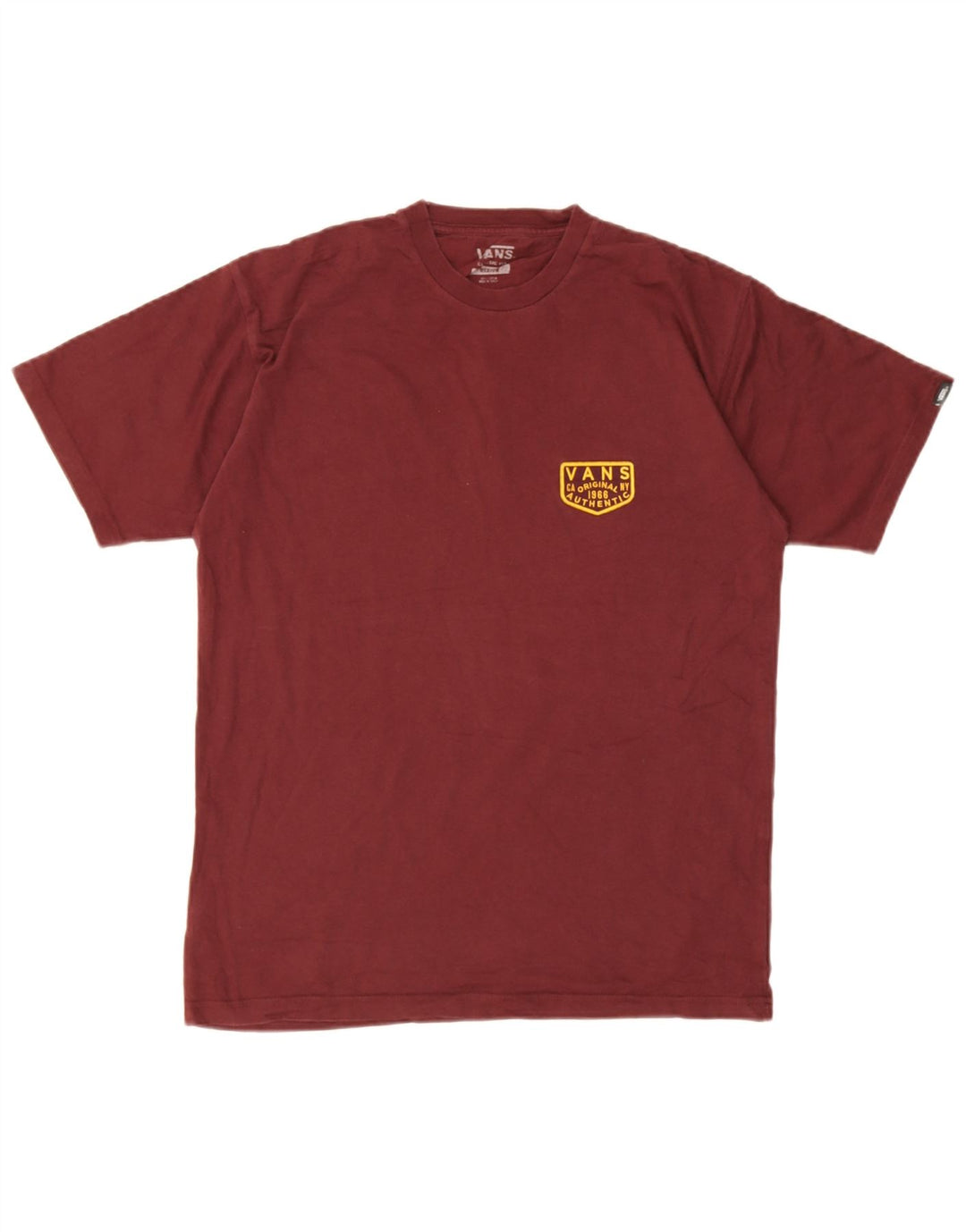 Vans T-Shirt Graphique Homme Bordeaux Moyen