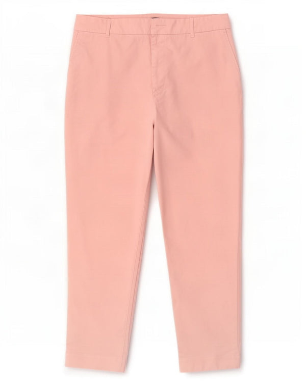 Marks & Spencer Pantalon chino court pour femme UK 14 Large W32 L25 Coton rose