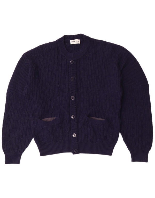 Niki Line Cardigan Pull Homme Grand Bleu Marine