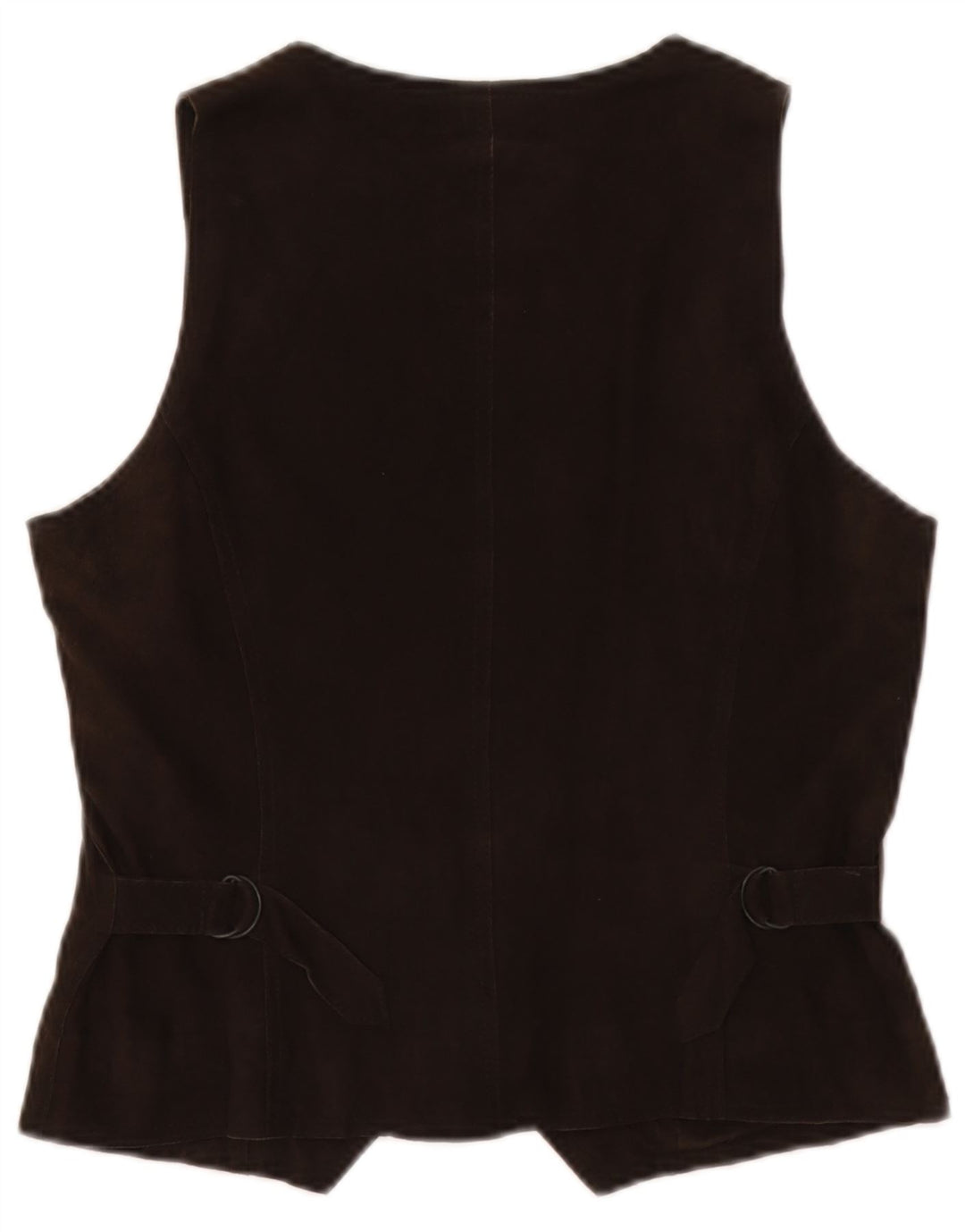 Marc O'Polo Gilet en daim pour femme EU 38 Cuir marron moyen