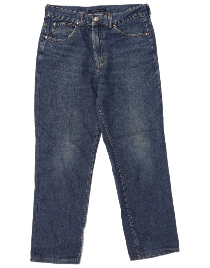 Valentino Jean Droit W32 L28 Bleu Homme