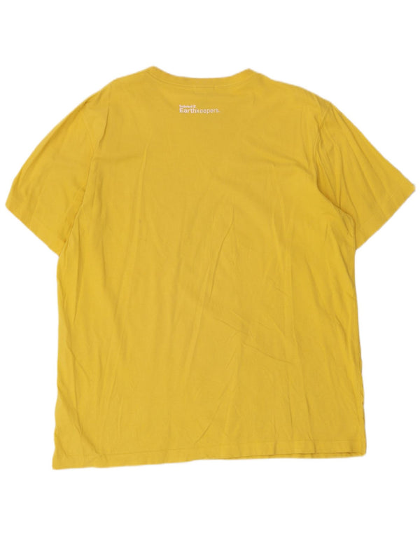 Timberland T-Shirt Earthkeepers Regular Fit Graphic Homme Jaune XL