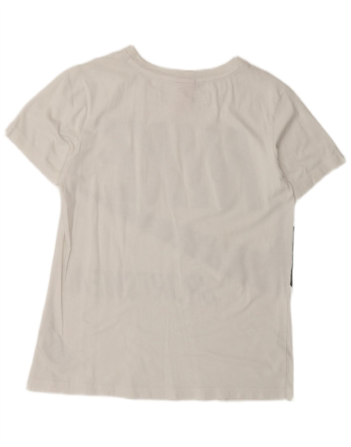 NIKE T-shirt graphique pour hommes, petit, en coton blanc