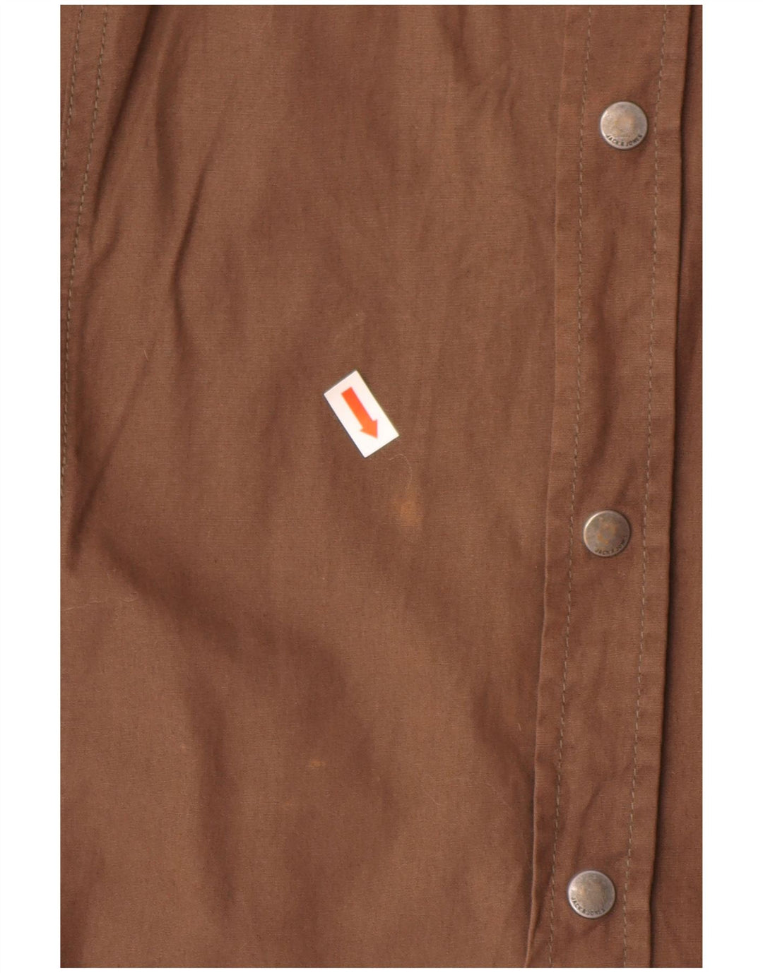 Jack & Jones Chemise Graphique Homme Large Marron Coton