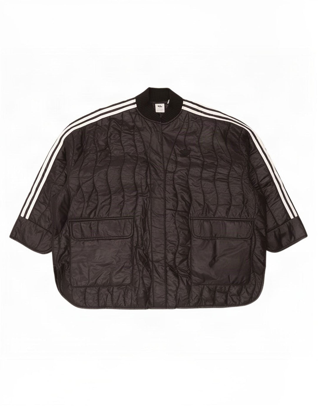 Adidas Veste matelassée surdimensionnée pour femme Taille unique Noir Polyamide