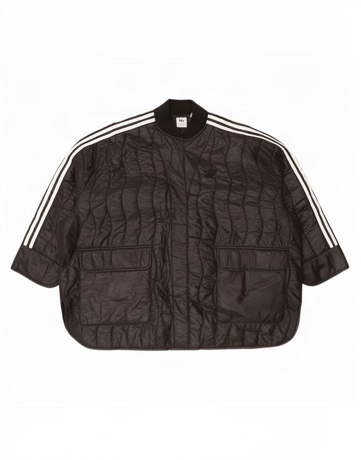 Adidas Veste matelassée surdimensionnée pour femme Taille unique Noir Polyamide
