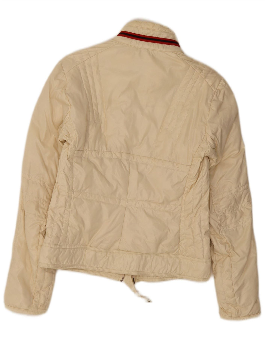 Moncler Veste Bomber Femme Taille 1 Petit Off White Polyamide