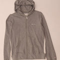 Champion Pull à capuche zippé Heritage Classics pour femme UK 14 Gris moyen