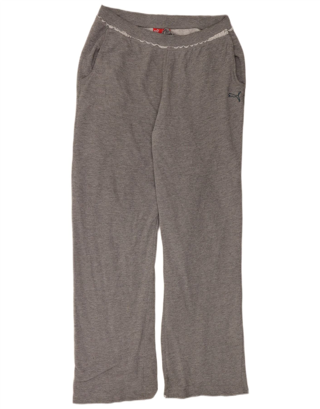 Puma Pantalon de survêtement pour femme UK 16 Large Gris Coton