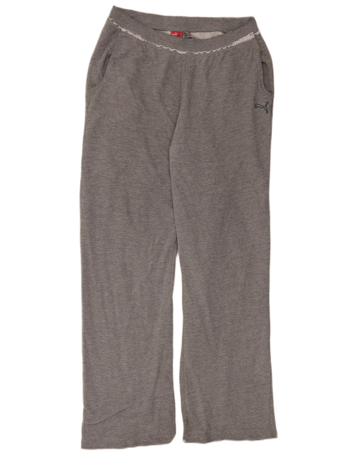 Puma Pantalon de survêtement pour femme UK 16 Large Gris Coton