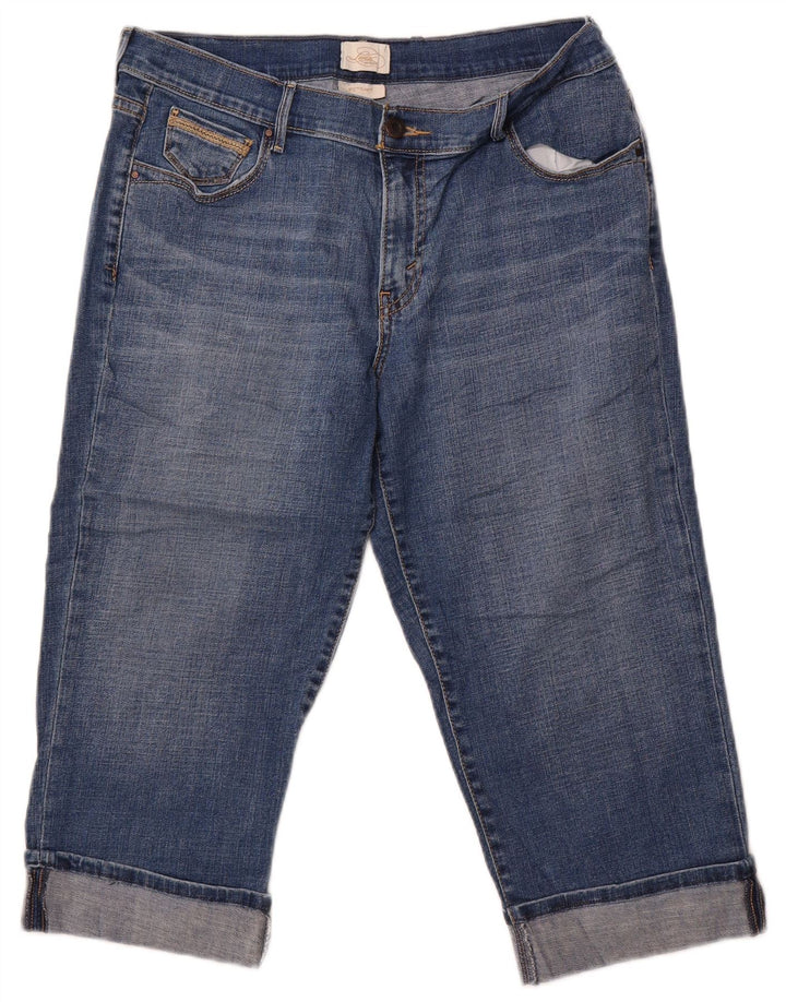 Levi's Jean Capri 515 Femme US 12 Large W34 L18 Bleu Coton