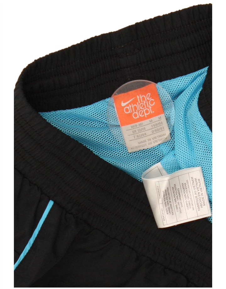 NIKE Bermuda de sport pour femme UK 12/14 Noir moyen Polyester