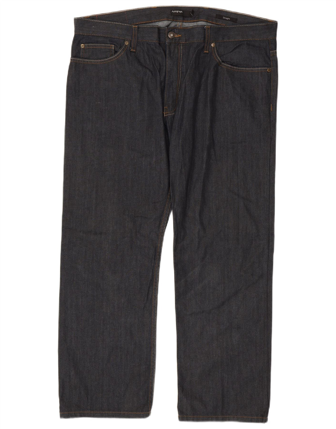Marks & Spencer Jean droit homme W40 L29 bleu marine coton