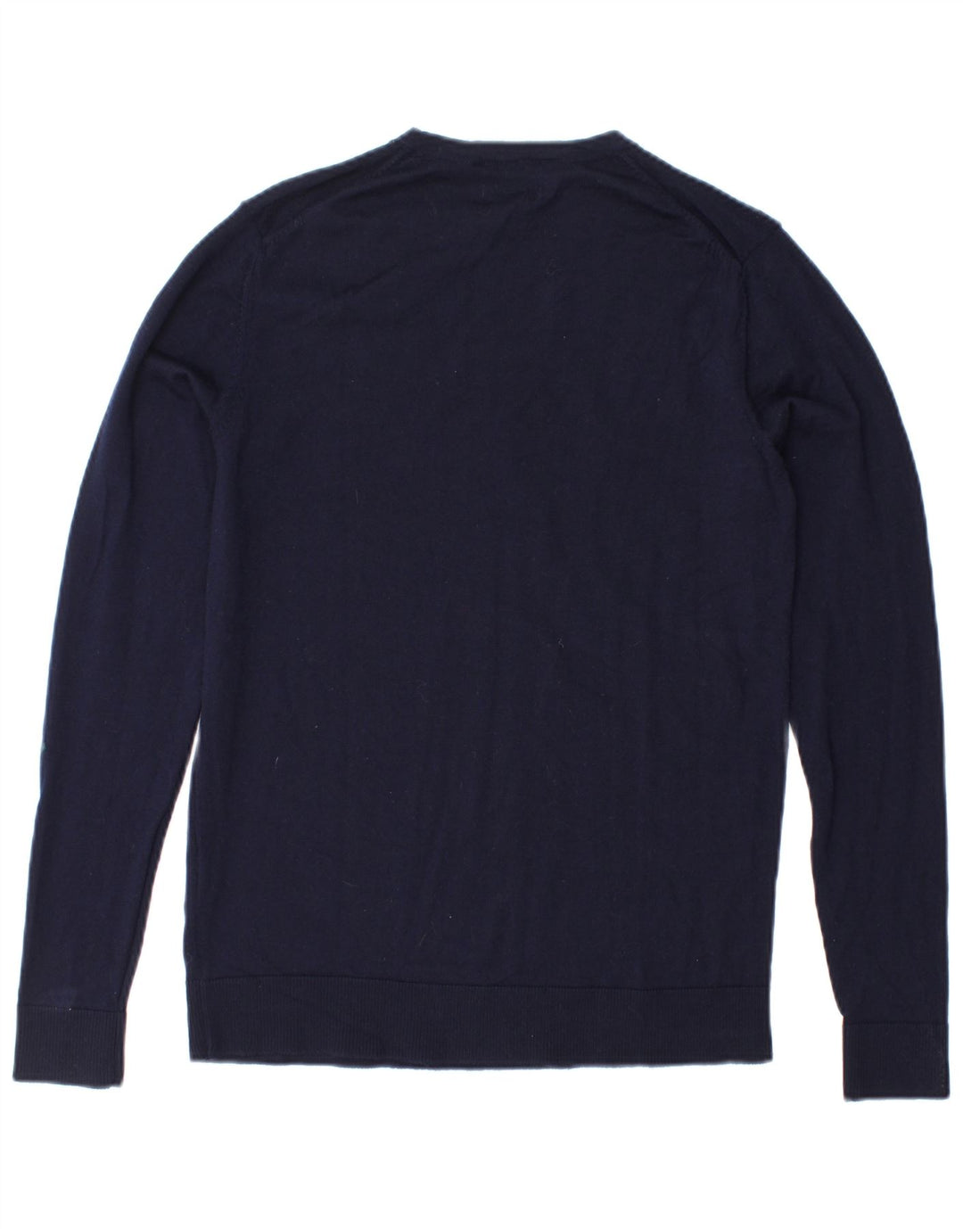 JACK & JONES Pull à col rond pour homme en laine bleu marine Small