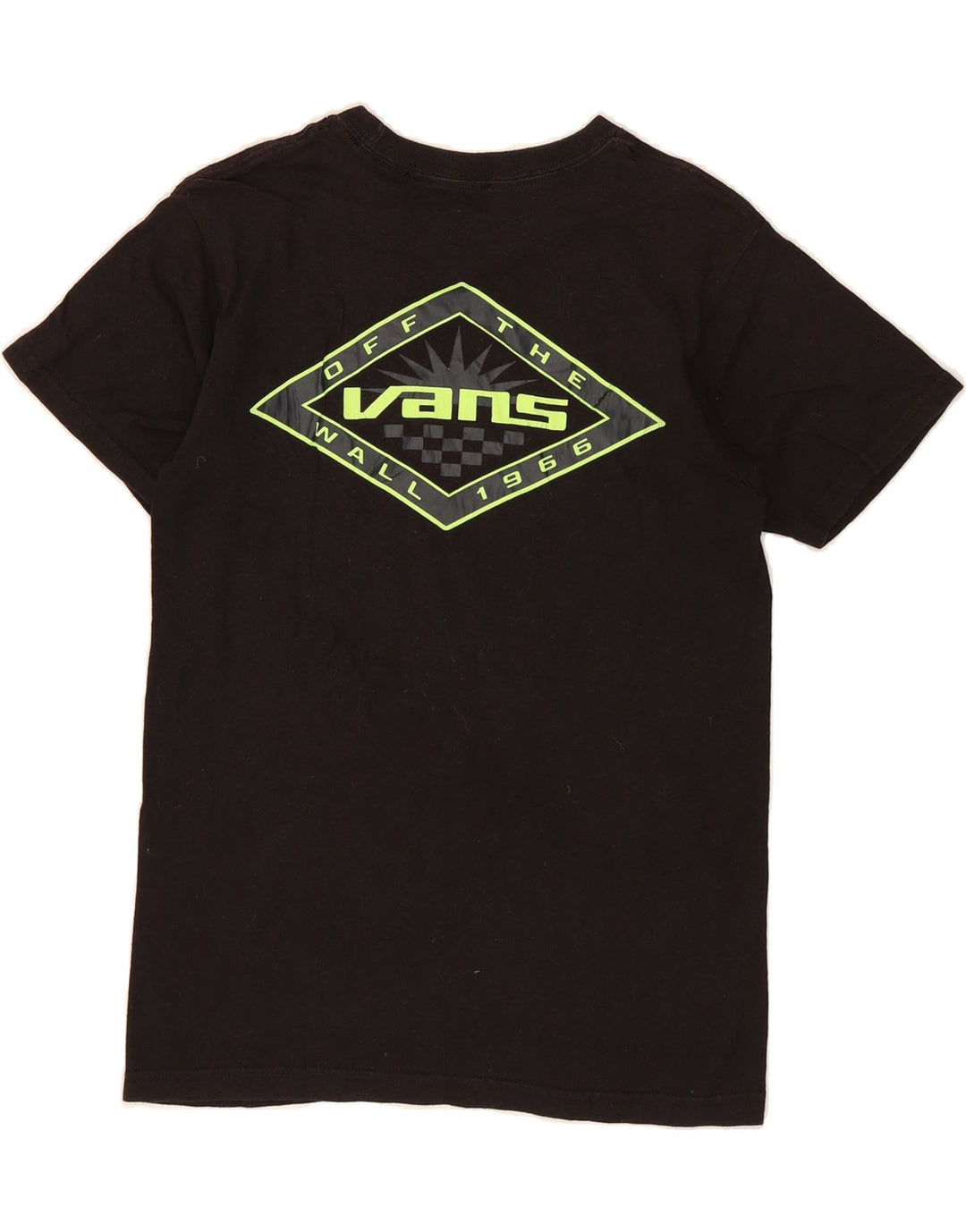 VANS Mens Graphic T-Shirt Top Small Black Cotton Vintage Vans and Second-Hand Vans from Messina Hembry 