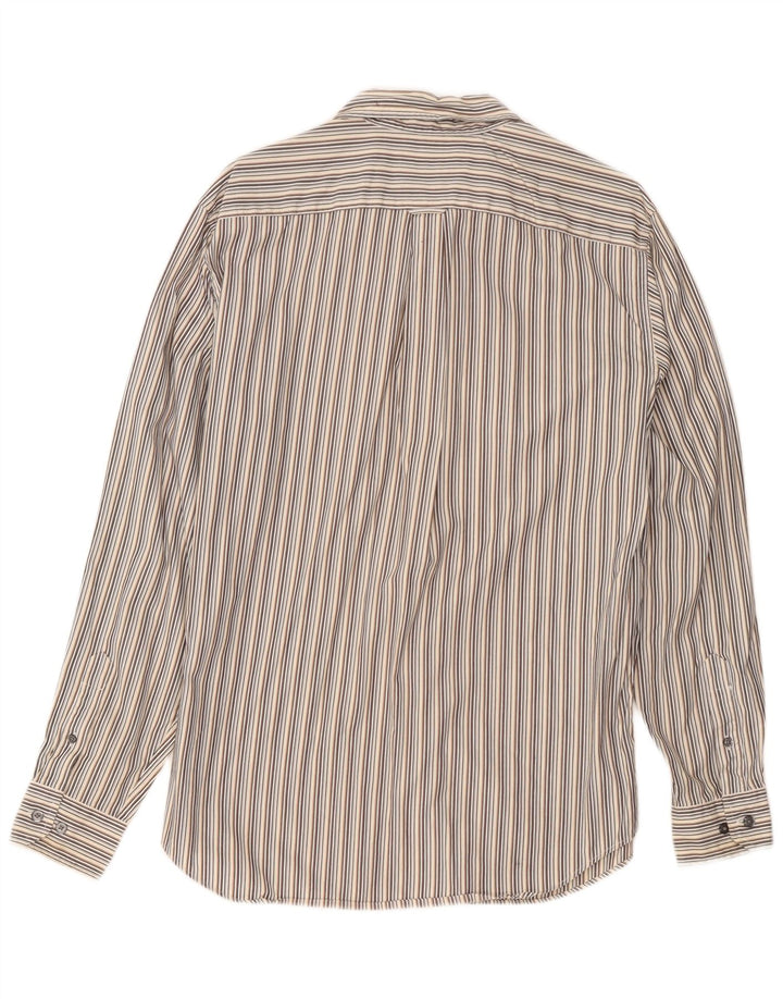 Chemise Homme Nautica Coton Rayé Gris Moyen