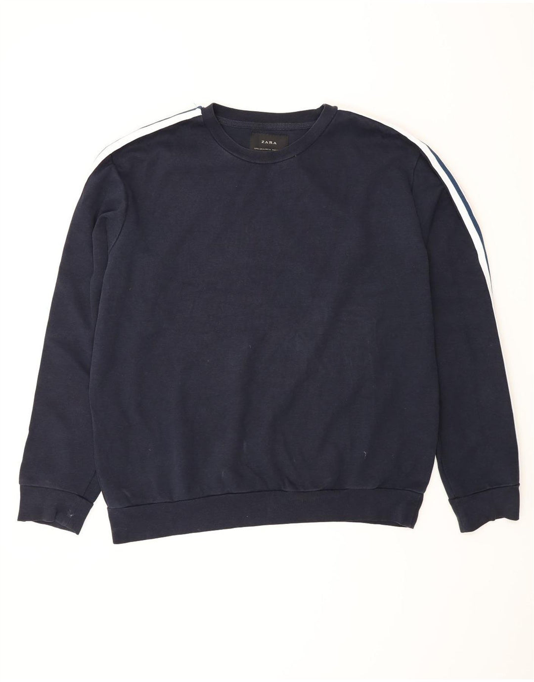 Zara Sweat-shirt pour homme XL Bleu marine Colourblock