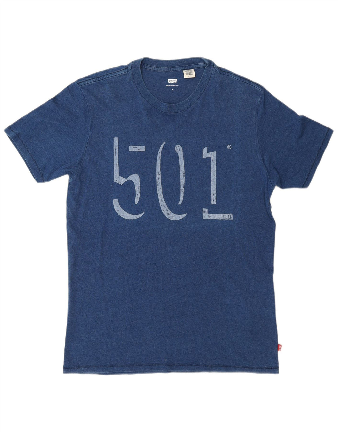 Levi's T-Shirt Graphique Homme Petit Bleu Coton