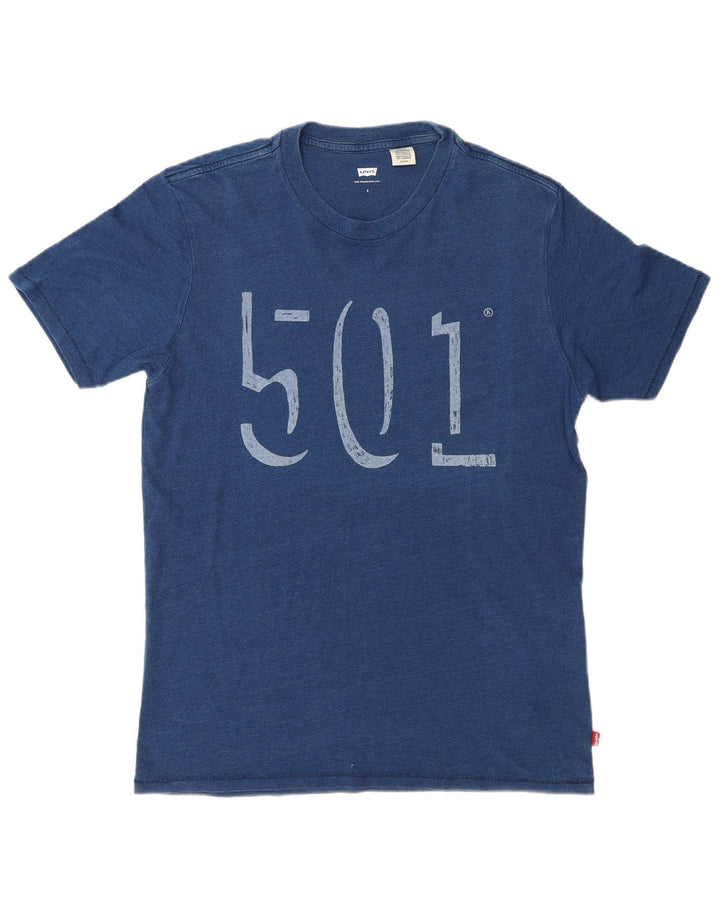 Levi's T-Shirt Graphique Homme Petit Bleu Coton