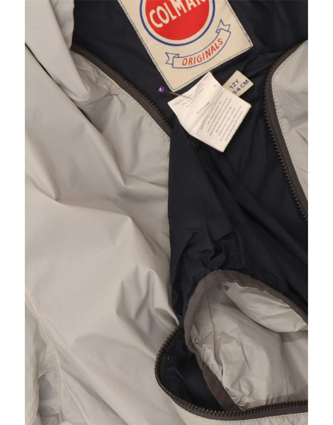 Colmar Veste Coupe-Vent à Capuche Garçon 11-12 ans Gris Polyamide