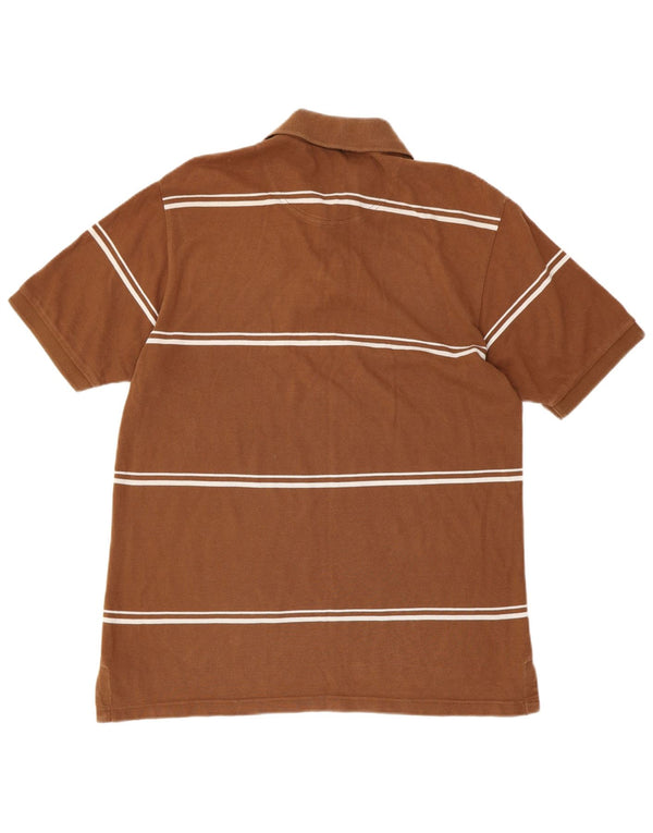 TIMBERLAND Polo Homme Marron Moyen Rayé Coton