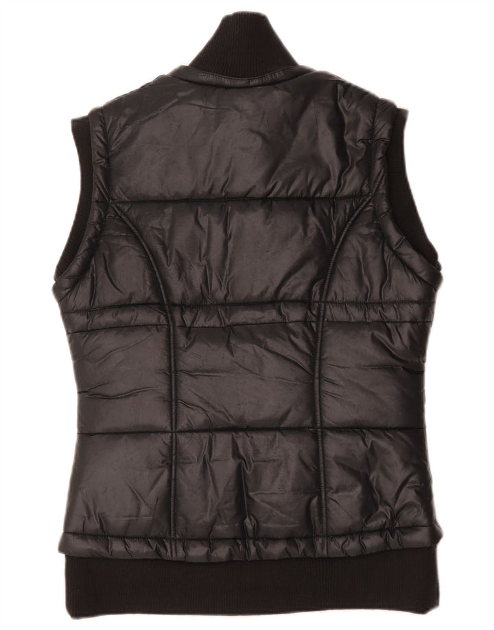 Adidas Femme Gilet Rembourré IT 44 Moyen Noir Polyester