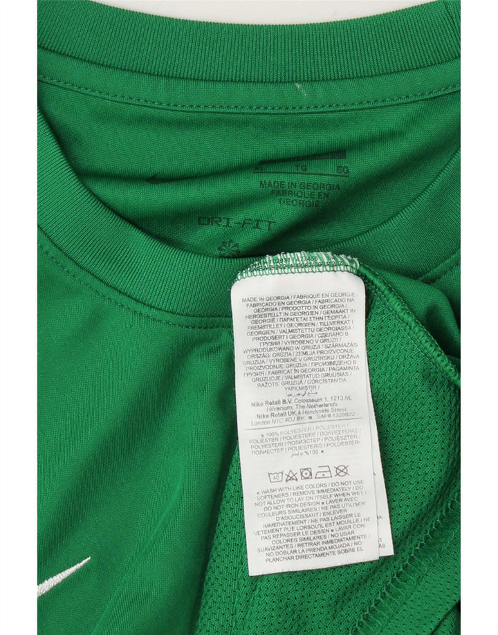 Nike Hommes Dri Fit T-Shirt Haut XL Vert Polyester