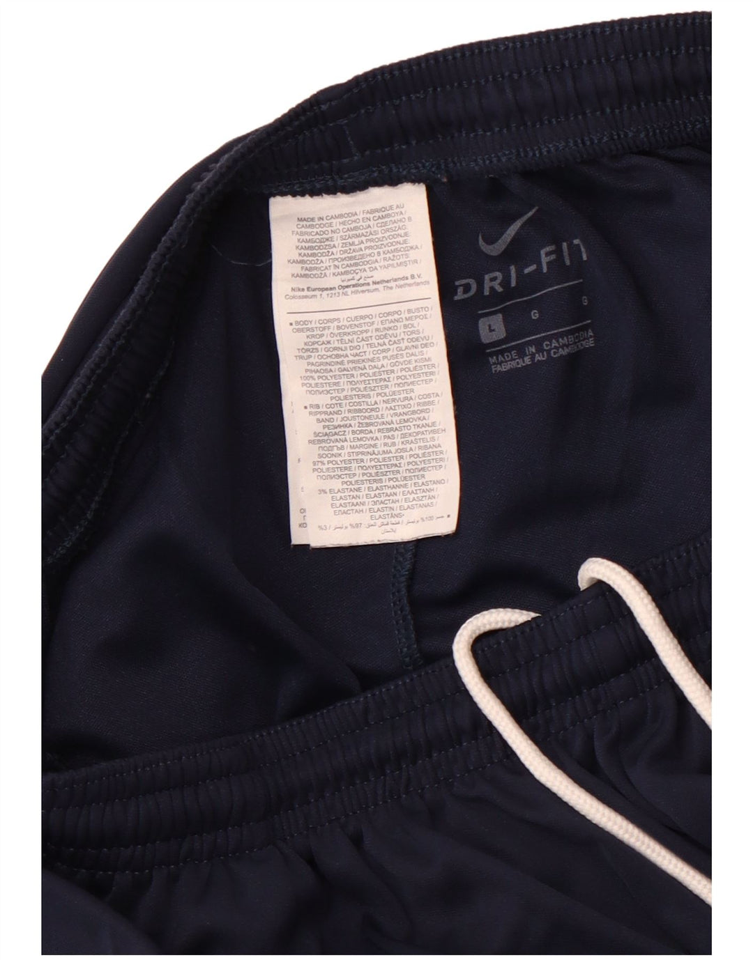 NIKE Pantalon de survêtement Dri Fit pour hommes, grand, bleu marine, polyester