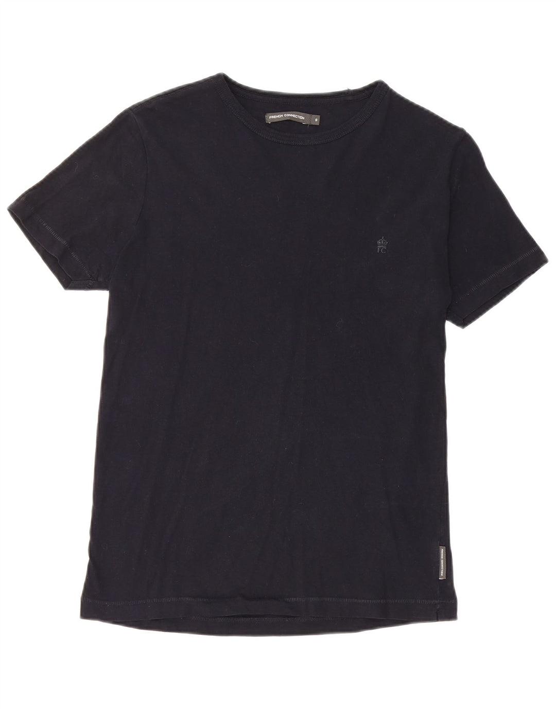 French Connection T-Shirt Homme Petit Noir Coton