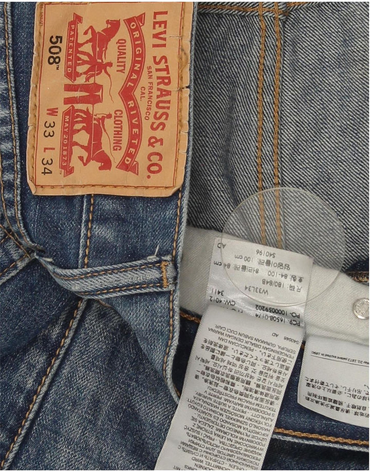 Levi's Jean 508 Regular Tapered Homme Bleu Coton