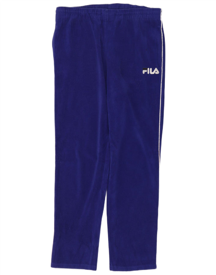 FILA Pantalon de Survêtement Polaire Homme IT 48 Bleu Moyen