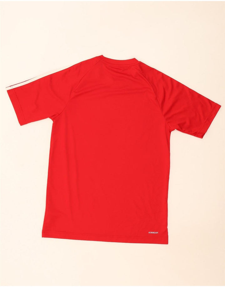 Adidas Hommes Aeroready T-Shirt Haut Petit Rouge Polyester