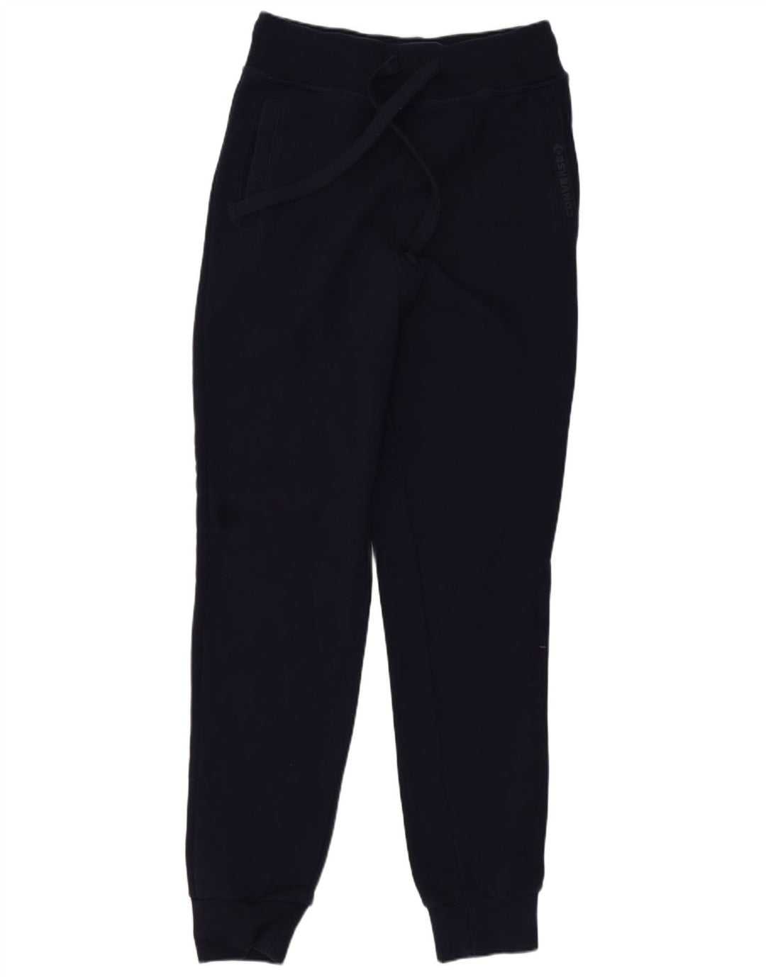 Converse Pantalon de survêtement pour femme en coton bleu marine Small
