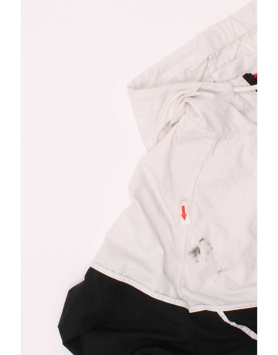 Nike Veste de survêtement à capuche pour homme en polyester color block blanc moyen