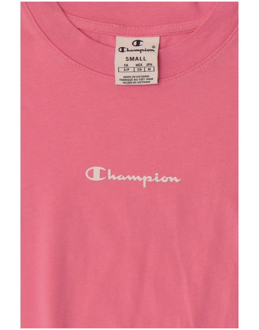 Champion T-Shirt Graphique Homme Petit Rose