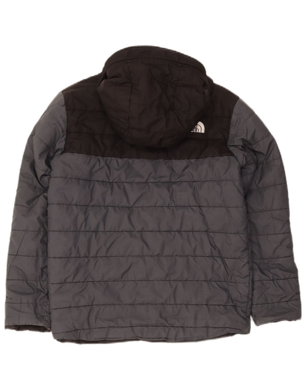 The North Face Veste matelassée à capuche garçon 11-12 ans Gris