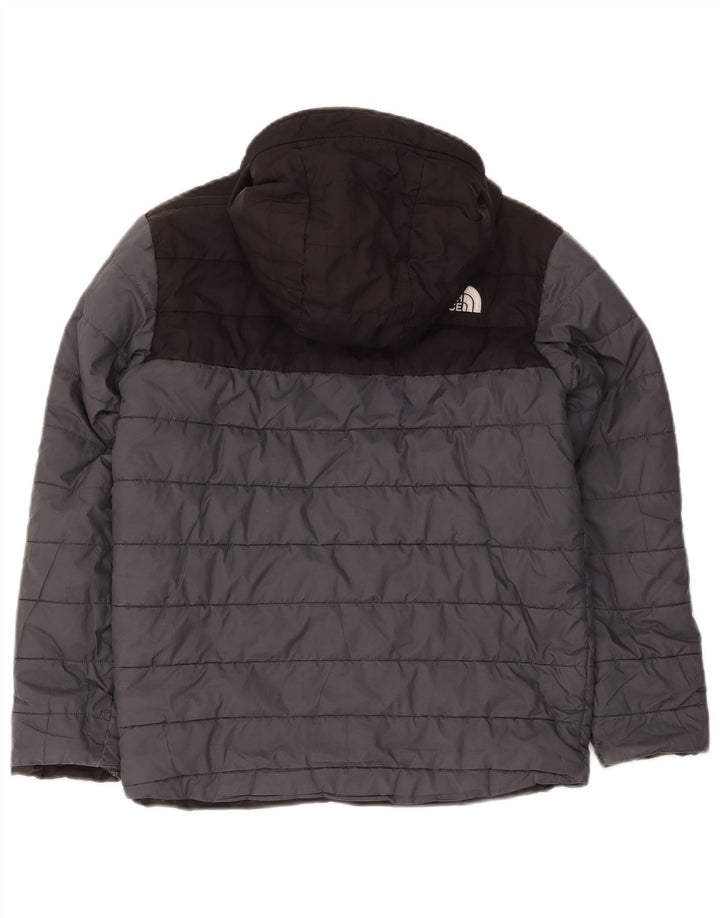 The North Face Veste matelassée à capuche garçon 11-12 ans Gris