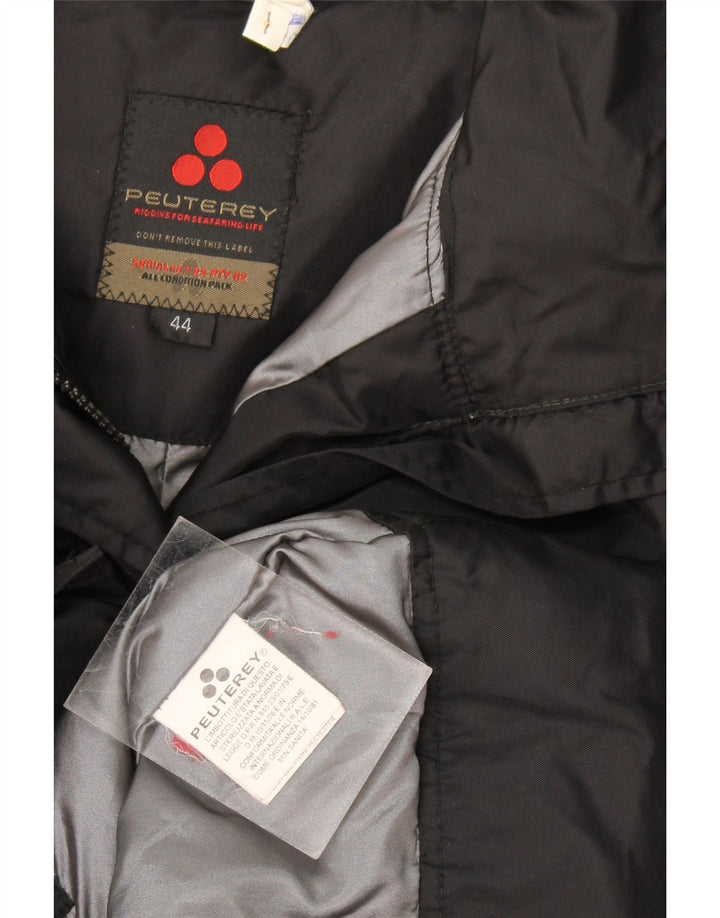 PEUTEREY Veste matelassée IT 44 Femme Noir Moyen Polyamide