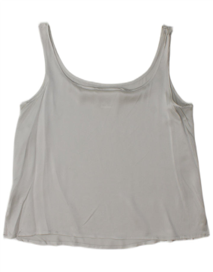 Escada Débardeur Femme IT 42 Gris Moyen Soie