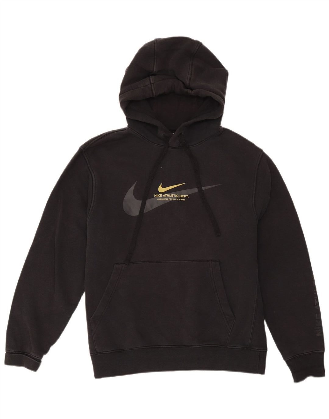 NIKE Pull à capuche graphique pour homme en coton noir moyen