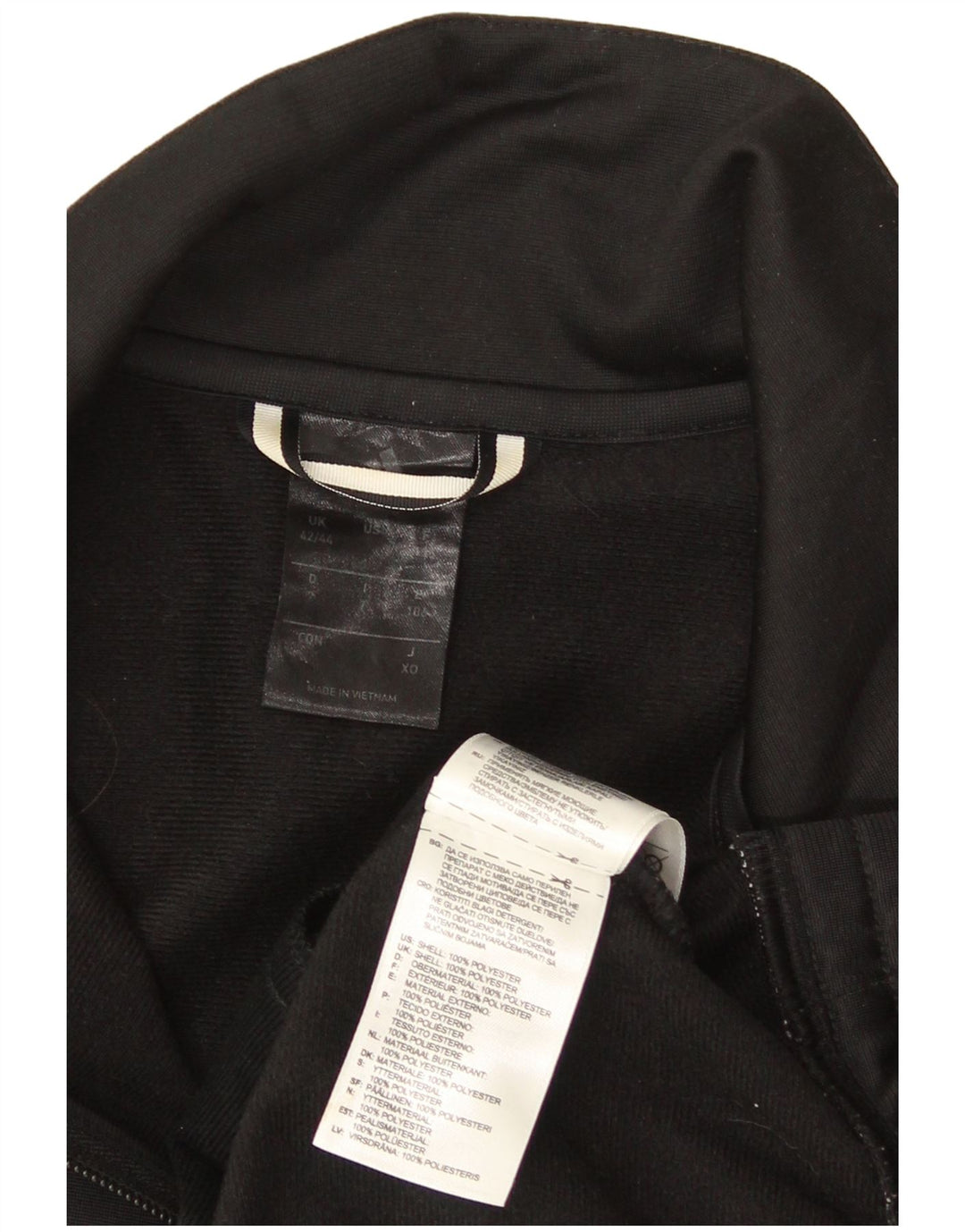 Adidas Veste de survêtement pour homme UK 42/44 Large Noir Polyester