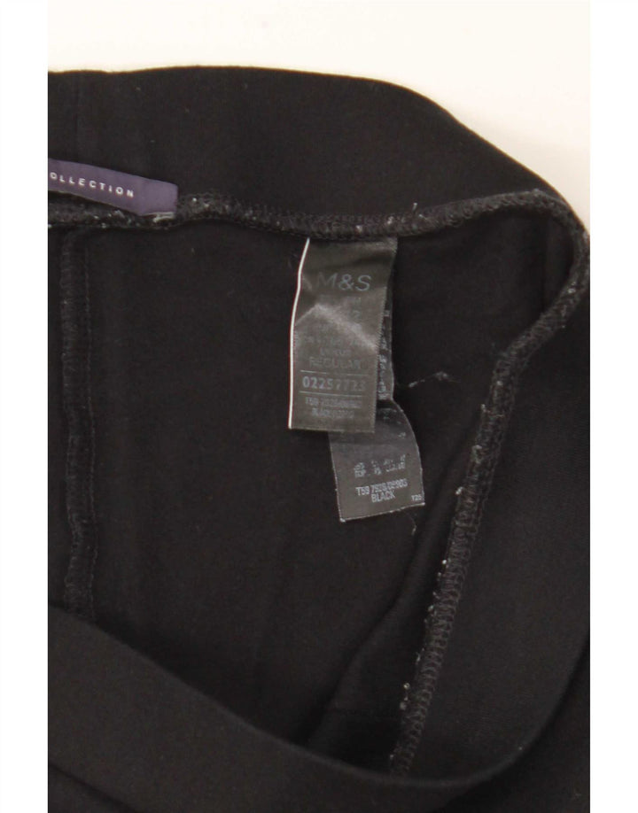 Marks & Spencer Leggings étriers pour femme UK 12 Viscose noir moyen
