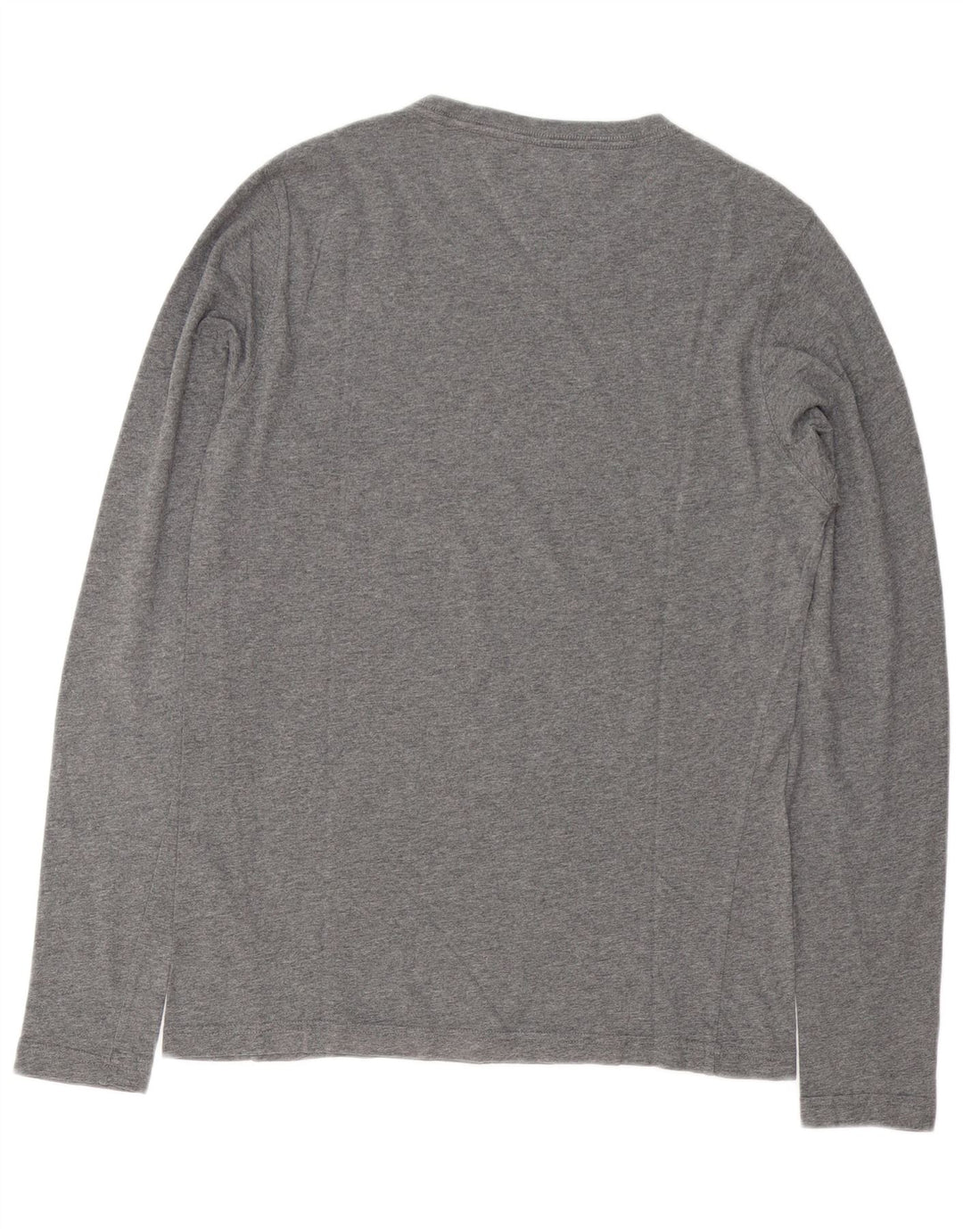 Tommy Hilfiger Haut graphique à manches longues pour homme Petit coton moucheté gris