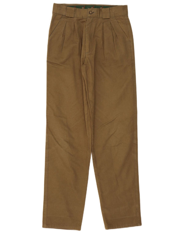 Wampum Womens Pegged Chino Trousers IT 42 Medium W28 L31 Khaki Cotton