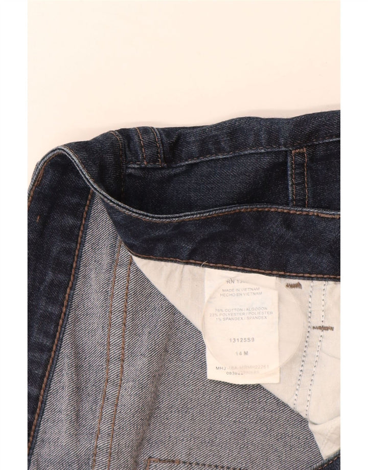 LEE Jean Capri Riders taille moyenne pour femme US 14 Large W34 L19 Bleu marine